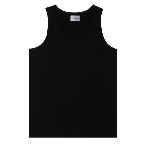 COMME DES GARÇONS SHIRT Black Scoop Tank Top - Picture 1 of 4